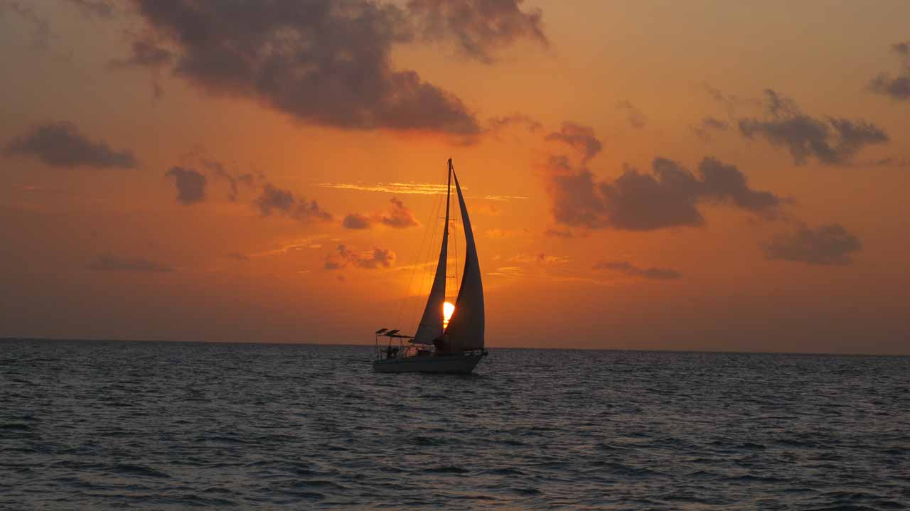 Sonnenuntergang auf Martinique
